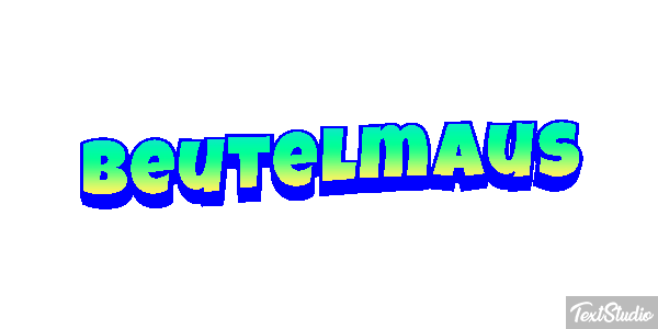 Beutelmaus Texteffekt