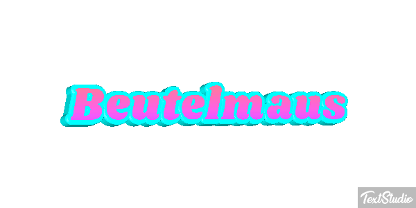 Beutelmaus Texteffekt