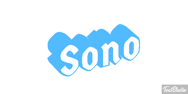 Sono Efeito do texto