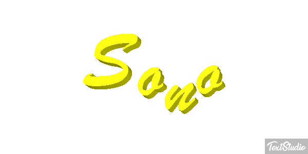 Sono Efeito do texto