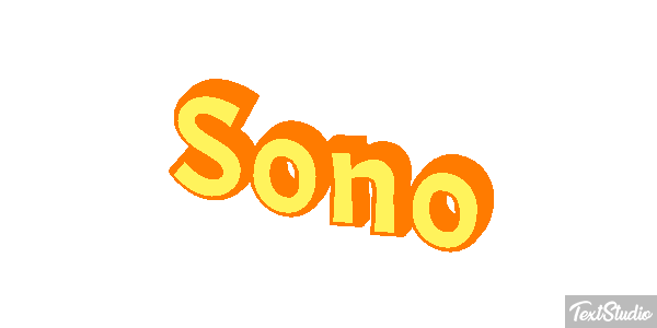 Sono Efeito do texto