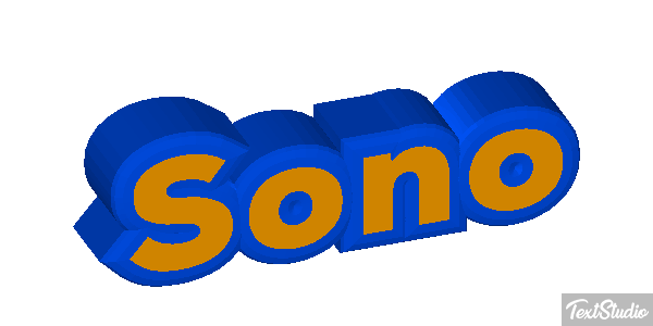 Sono Efeito do texto