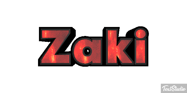 Zaki Text effect