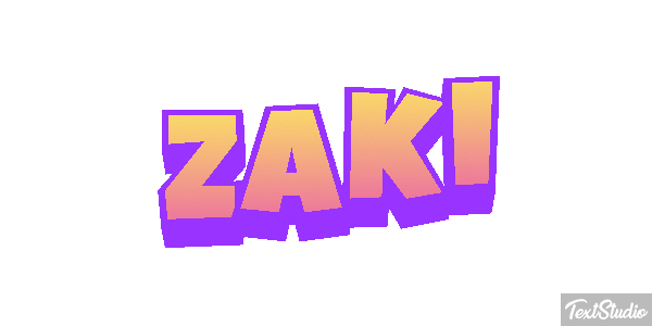 Zaki Text effect