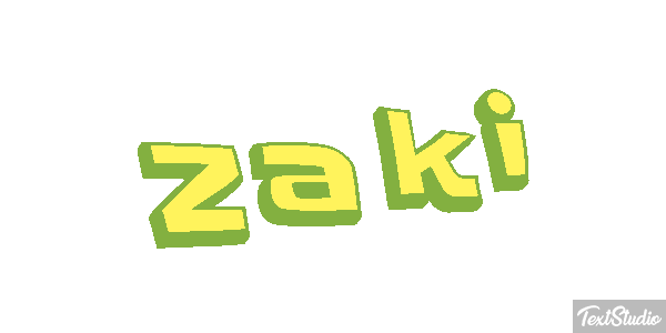 Zaki Text effect