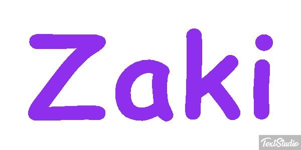 Zaki Text effect