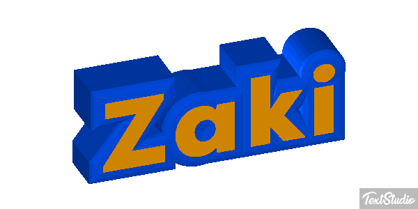 Zaki Text effect