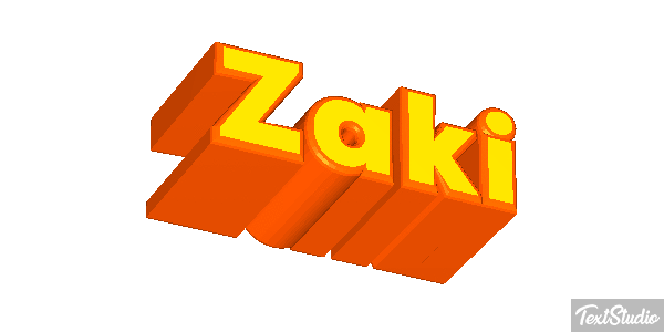 Zaki Text effect