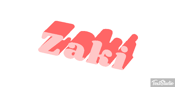 Zaki Text effect