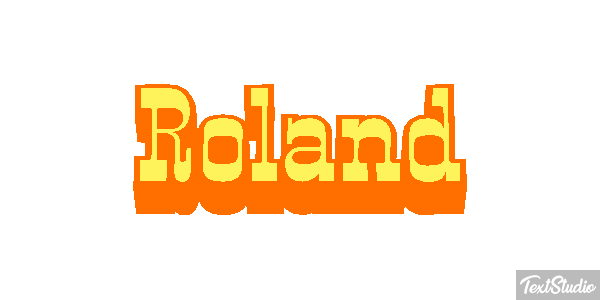 Roland Text effect