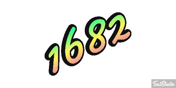 1682 Text effect