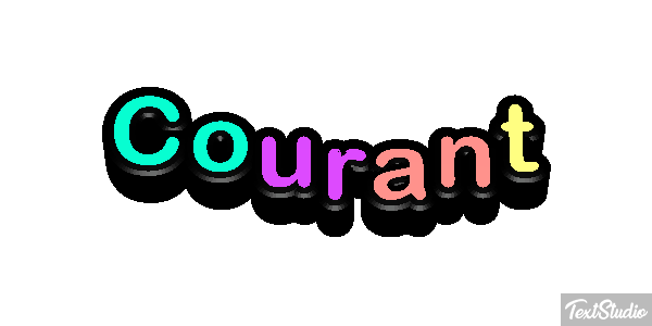 Courant Effet de texte