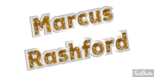 Marcus Rashford Text effect