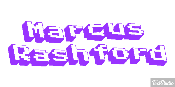 Marcus Rashford Text effect
