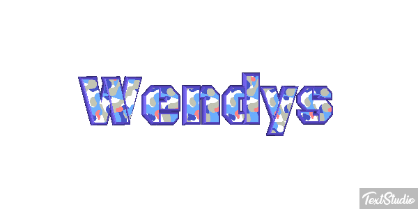 Wendy’s Text effect