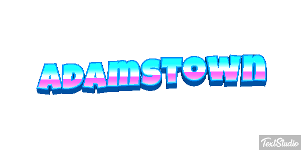 Adamstown テキスト効果