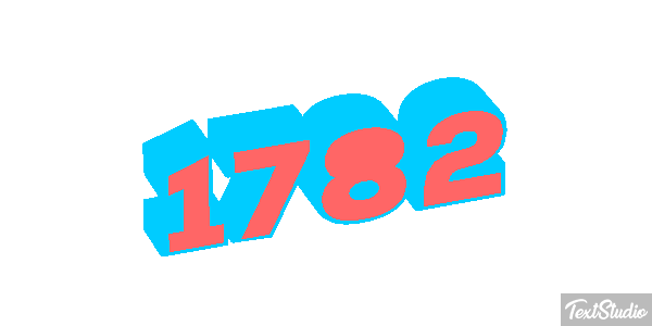 1782 Text effect