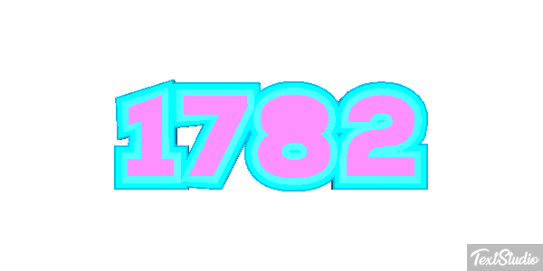 1782 Text effect