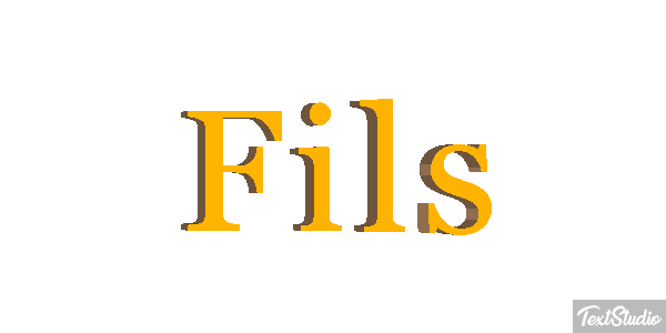 Fils Effet de texte