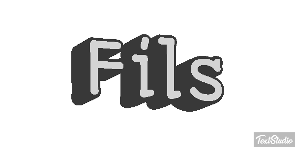 Fils Effet de texte