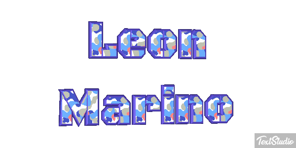 León Marino Efecto de texto