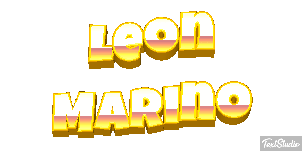 León Marino Efecto de texto