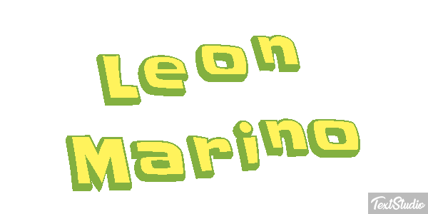 León Marino Efecto de texto