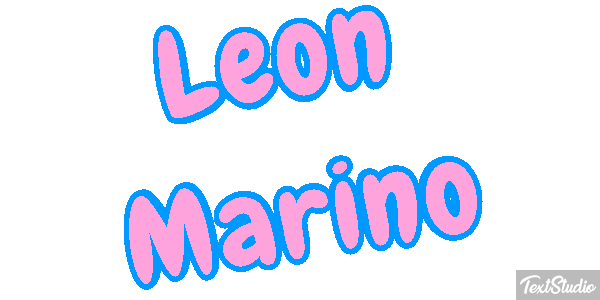 León Marino Efecto de texto