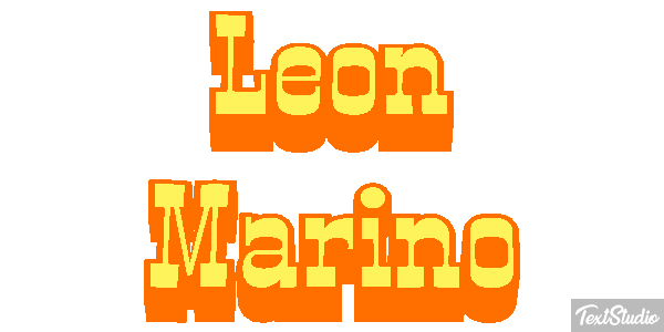 León Marino Efecto de texto