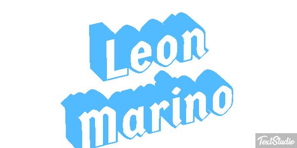 León Marino Efecto de texto