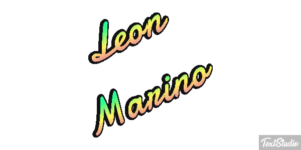 León Marino Efecto de texto