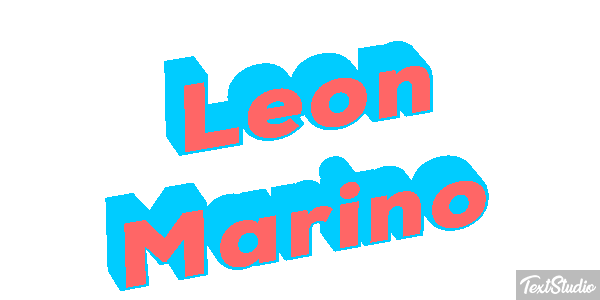 León Marino Efecto de texto