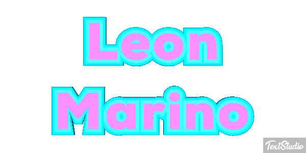 León Marino Efecto de texto
