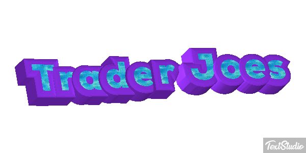 Trader Joe’s Text effect