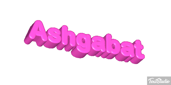 Ashgabat Texteffekt