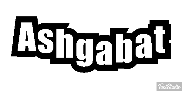 Ashgabat Texteffekt