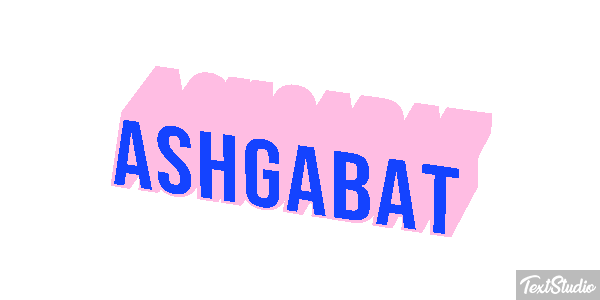 Ashgabat Texteffekt