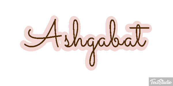 Ashgabat Texteffekt
