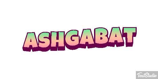 Ashgabat Texteffekt