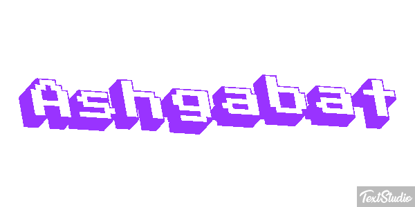 Ashgabat Texteffekt