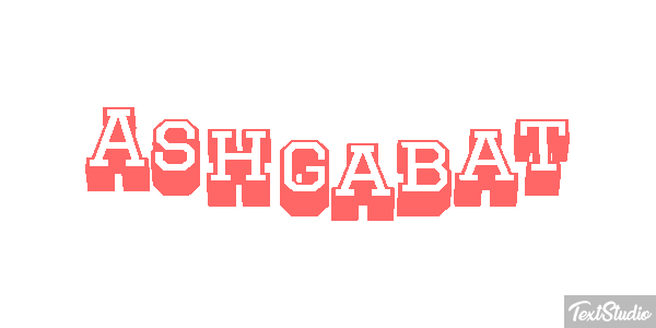 Ashgabat Texteffekt