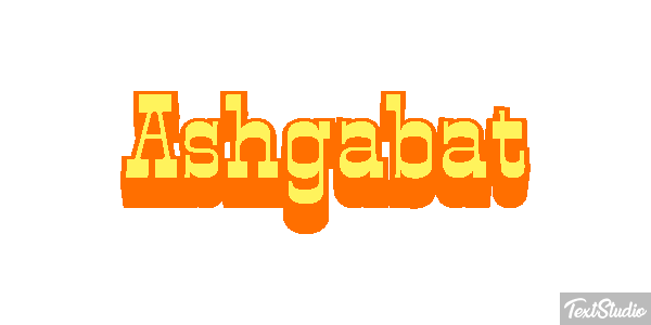Ashgabat Texteffekt