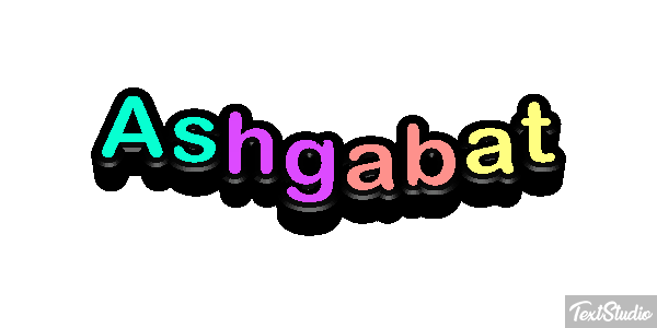Ashgabat Texteffekt