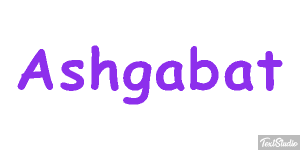 Ashgabat Texteffekt