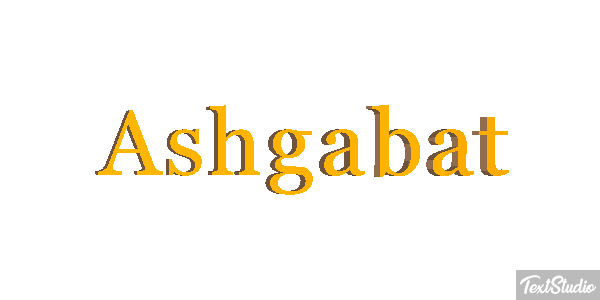 Ashgabat Texteffekt