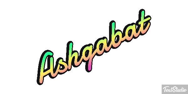 Ashgabat Texteffekt