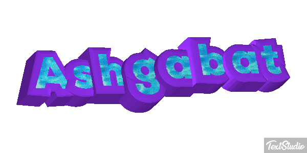 Ashgabat Texteffekt