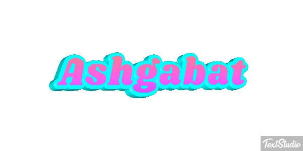 Ashgabat Texteffekt
