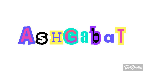 Ashgabat Texteffekt