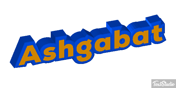 Ashgabat Texteffekt